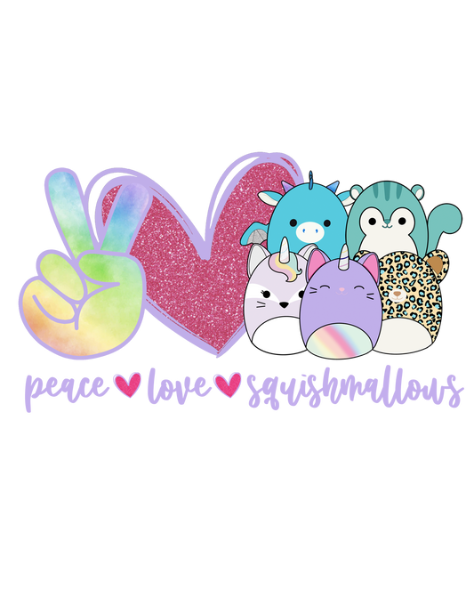 Peace Love Squishmallows
