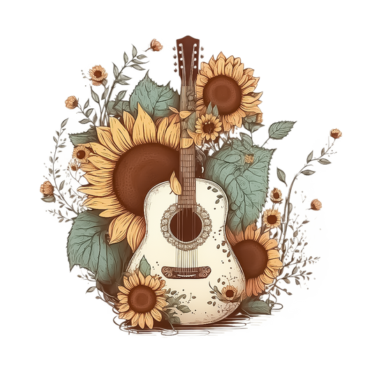 Sunflower & Guitar