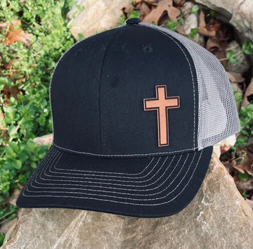 Leather Engraved Hat Patches