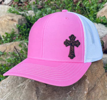 Leather Engraved Hat Patches