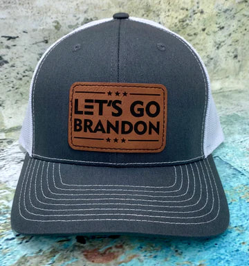 Leather Engraved Hat Patches
